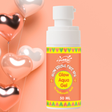 Puddles Face Glow Aqua Gel- With 1% hyaluronic Acid and Rose Geranium- 50 ML