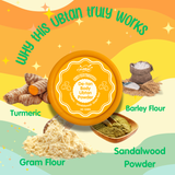 Puddles De-tan Body Ubtan Powder-Pack of 2 (50GM*2)- with Turmeric, Barley Flour, Gram Flour and Sandalwood