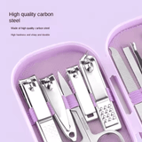 Professional Manicure & Pedicure Kit with Nail Buffer