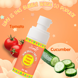 Puddles Glow Facewash- With Tomato and Cucumber- 50 ML