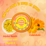 Puddles Face Glow Scrub- With Jojoba Beads and Calendula- 75 GM