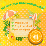 Puddles De-tan Body Ubtan Powder-Pack of 2 (50GM*2)- with Turmeric, Barley Flour, Gram Flour and Sandalwood