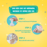 Puddles Kids Happy Hippos Foaming Handwash- Safe for Kids- 250 ML