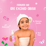 Puddles Kids Body Wash  | Unicorn Magic Shower Gel– Chemical-Free, Paraben-Free, Vegan and Sulfate-Free – 100ml