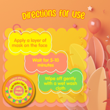 Puddles Face Detan Jelly Mask- With Rice Water and Papaya- 75 GM