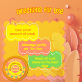 Puddles Face Glow Scrub- With Jojoba Beads and Calendula- 75 GM