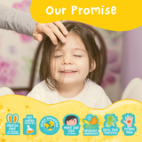 Puddles Kids non-Sticky & Paraben Free Hair Oil| Happy Hippos Hair Nourish Oil - 100 ML