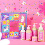 Puddles Celebration Gift Box – Unicorn magic | Set of 5 products | With Shampoo, Foamwash, Lotion, Mist & body butter