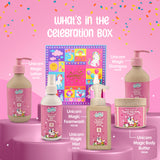 Puddles Celebration Gift Box – Unicorn magic | Set of 5 products | With Shampoo, Foamwash, Lotion, Mist & body butter