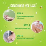 Puddles Kids Organic Body Wash | Tangy Candy Shower Gel– Chemical-Free, Paraben-Free, Vegan and Sulfate-Free – 100ml