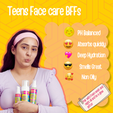 Puddles Teens- 1% Hyaluronic Acid Gel Moisturizer- Non sticky & all-season moisturization- 100 ML