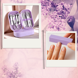 Professional Manicure & Pedicure Kit with Nail Buffer