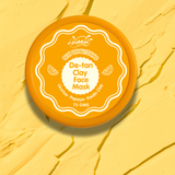 Puddles De-tan Clay Face Mask- 75 GM With Manjishtha, Turmeric, Lemon , Kaolin Clay