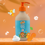 Puddles Kids Organic Shampoo| Curious Cubs with Wheat Protein and Chamomile- 300 ML