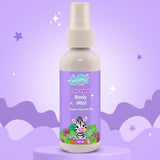 Puddles Kids Organic Mist| Zesty Zebra with Organic Essential Oils- 100 ML