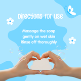 Puddles Cloud Soap | Safe & Hydrating Winter Soap for Kids | Pack of 2 | 180 GM