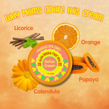 Puddles Detan Face Cream- With Calendula, Licorice, Orange and Papaya- 75 GM