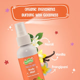 Puddles Kids Organic Mist| Bloomy Bliss with Organic Essential Oils- 100 ML