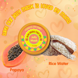 Puddles Face Jelly Mask- With Rice Water and Papaya- 75 GM