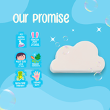 Puddles Cloud Soap | Safe & Hydrating Winter Soap for Kids | Pack of 2 | 180 GM