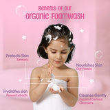 Puddles Kids Unicorn Magic Organic Foam Wash with Turmeric and Oat Protein