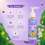 Puddles kids Organic Anti Acne Face wash- 100 ML