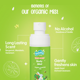 Puddles Kids Mist| Tangy Candy with Organic Essential Oils- 50 ML