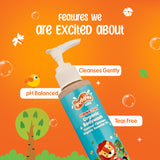 Puddles Kids Bodywash| Curious Cubs with Coconut Cleansers and Organic Essential Oils -100ml