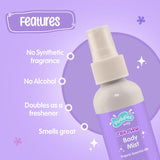 Puddles Kids Organic Mist| Zesty Zebra with Organic Essential Oils- 100 ML