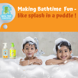 Cub Riders Foaming Face & Bodywash with Milk Protein & Turmeric for Kids - 400 ml