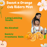 Cub Riders Mist with Apple Seed Derived Cleanser & Essential Oils for Natural Fragrance (For Kids)