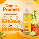 Puddles Kids Brightening De-Tan Face Wash- Gentle Sun Tan Removal- 100 ML