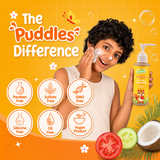 Puddles Kids Brightening De-Tan Face Wash- Gentle Sun Tan Removal- 100 ML
