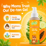 Puddles Kids After Sun Cooling Gel- Chemical-Free Sun Tan Removal- 100 ML