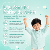 Puddles After Sun Powder Touch Lotion | Safe Talc-Free After Bath Lotion for Kids — 100ml
