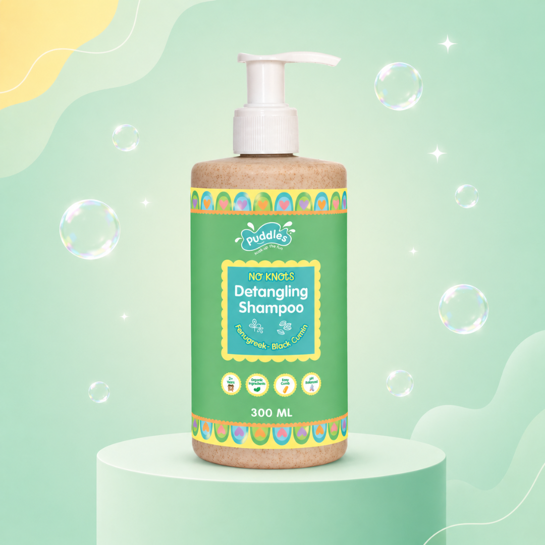 Puddles Kids No Knots Detangling Shampoo | 300 ML