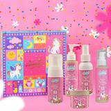 Puddles Celebration Gift Box – Unicorn magic | Set of 5 products | With Shampoo, Foamwash, Lotion, Mist & body butter