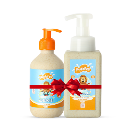 Cub Riders Foaming face and Body wash + lotion